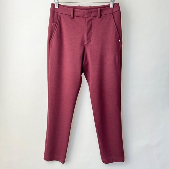 ❤️ Kit & Ace Men Comfort Pants Slim fit in red wine Size 30
